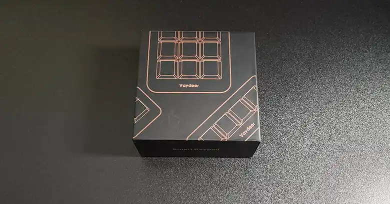 Vaydeerプログラマブルキーボード外箱の画像
