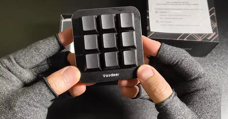 Vaydeerプログラマブルキーボード本体の画像