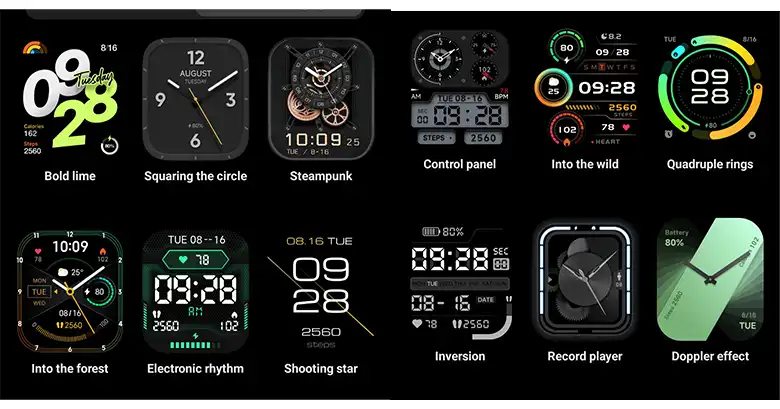 Redmi Watch 4 おすすめウォッチフェイス画像