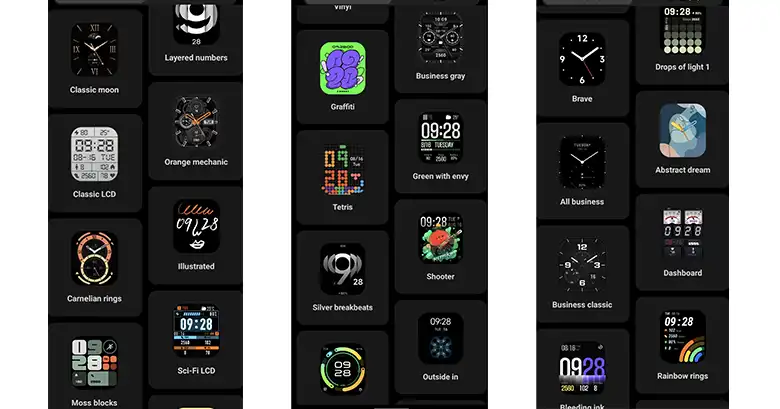 Redmi Watch 4 ウォッチフェイス画像