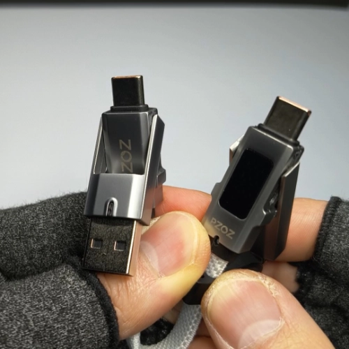 PZOZ 4 in 1 USBケーブル端子先（Type-C×Type-C）