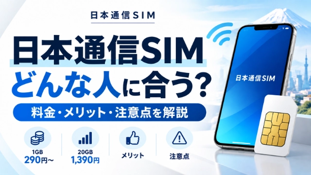 日本通信SIMアイキャッチ画像640